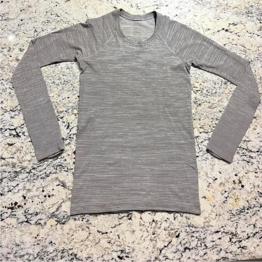 Lululemon Striped Long Sleeve